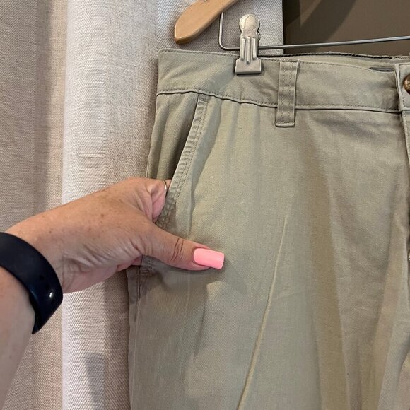 Men's Charles and a Half Khaki Straight leg pants, Size W32/L34 - Picture 3 of 7